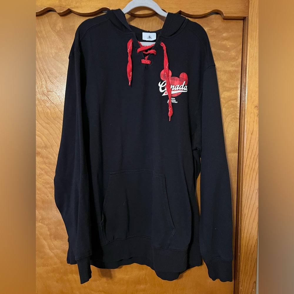 Disney Epcot Canada Pavilion Lace up sweatshirt